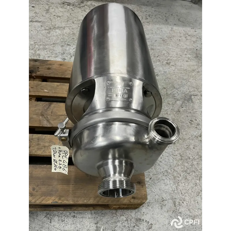 POMPE CENTRIFUGE APV-SPX TYPE PUMA 2,3,9 7,5 KW