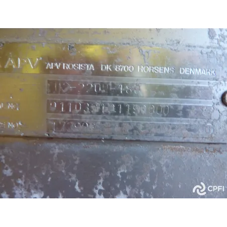 POMPE CENTRIFUGE APV-SPX TYPE H2 - 220N -180 7,5 KW