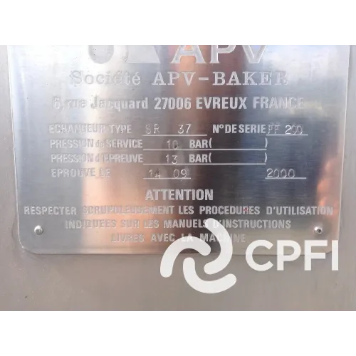 ECHANGEUR PLAQUES APV-SPX H17 RKS-16