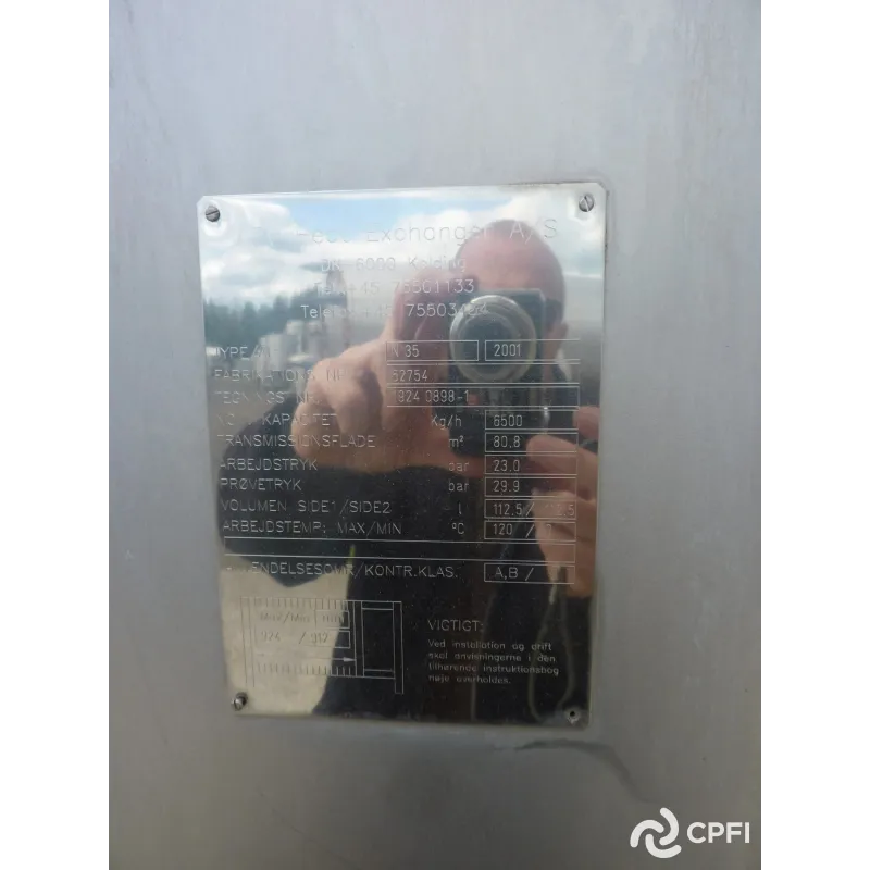 ECHANGEUR A PLAQUES APV-SPX N35