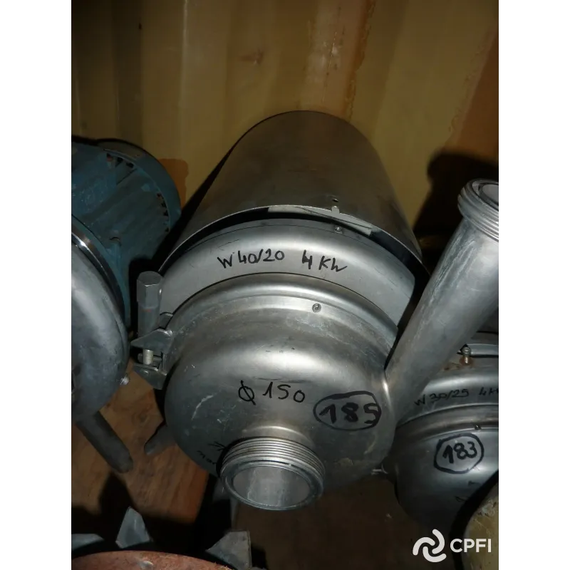 POMPE CENTRIFUGE APV-SPX  TYPE W 40/20 4 KW