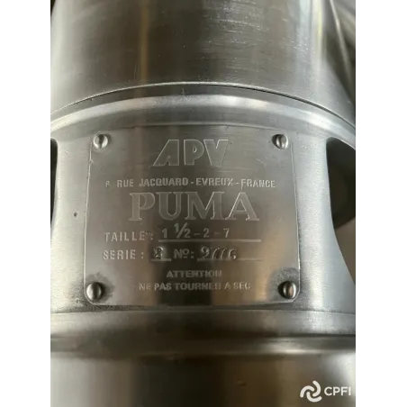 POMPE CENTRIFUGE APV-SPX TYPE PUMA 1,5/2/7 1,1 KW