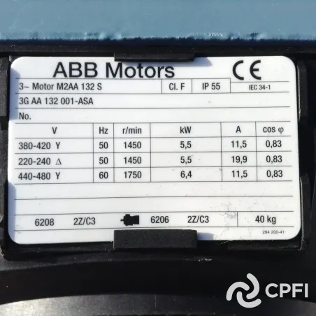 POMPE AUTO-AMORCANTE APV-SPX  TYPE ZMS 5 5,5 KW