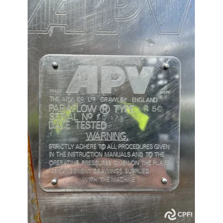 ECHANGEUR A PLAQUES APV R50