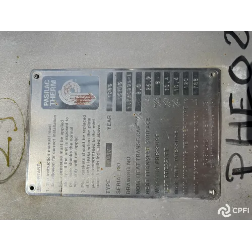 Echangeur à plaques PASILAC THERM H17