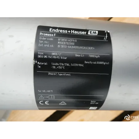 DEBIMETRE ENDRESS+HAUSER Promass F PROMASS 300