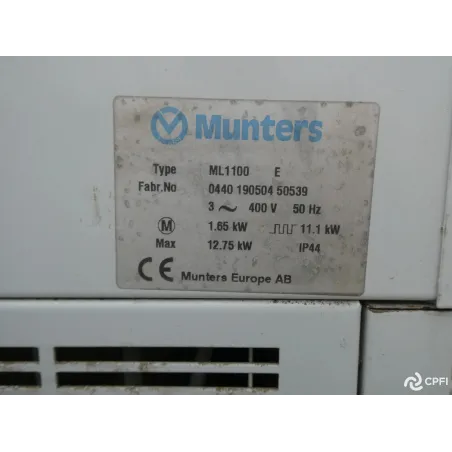 Test_Munters ML1100Déshumidificateur à dessicant avec AirC
