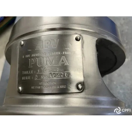 POMPE CENTRIFUGE APV-SPX  TYPE PUMA 1,5/2/7 1,1 KW