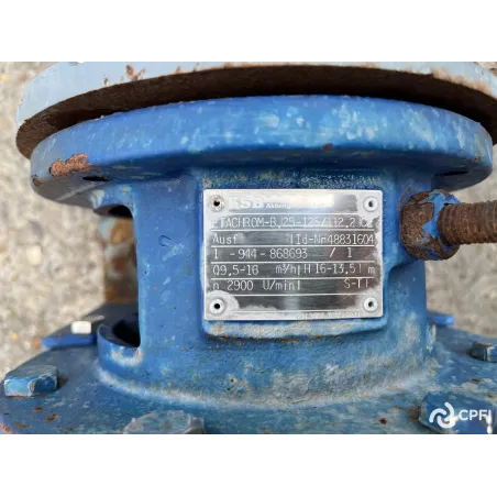 POMPE CENTRIFUGE KSB TYPE EAU sans plaque  KW